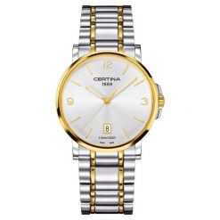 ZEGAREK CERTINA DS CAIMANO GENT C017.410.22.037.00. Szare zegarki męskie CERTINA, złote. Za 1490,00 zł.