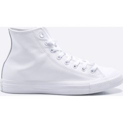 Converse - Trampki Chuck Taylor All Star Leather. Białe trampki męskie Converse, bez wzorów, ze skóry, retro, na sznurówki. Za 399,90 zł.
