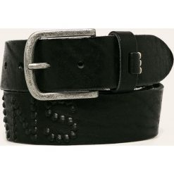 Pepe Jeans - Pasek skórzany Warren. Pomarańczowe paski męskie Pepe Jeans, w paski, z jeansu. W wyprzedaży za 139,90 zł.