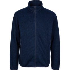 Kurtka polarowa w kolorze granatowym. Niebieskie bluzy męskie s, z dzianiny. W wyprzedaży za 129,95 zł.