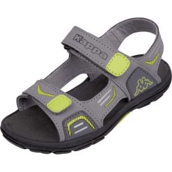 KAPPA Sandały dziecięce Pure Grey Lime. Szare sandały chłopięce Kappa. Za 47,00 zł.