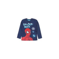 Bluzka chłopięca. Czerwone t-shirty chłopięce marki TXM, z motywem z bajki, z bawełny, z długim rękawem. Za 13,59 zł.