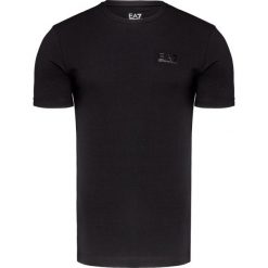 T-shirt EA7 EMPORIO ARMANI Czarny. Czarne t-shirty męskie marki EA7 Emporio Armani, z nadrukiem, z elastanu, z okrągłym kołnierzem. Za 280,00 zł.