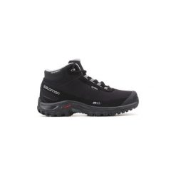 Buty Salomon Shelter CS WP 404729. Czarne buty trekkingowe męskie Salomon, bez zapięcia, trekkingowe. Za 569,00 zł.