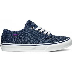Vans Trampki Camden Stripe (Snake Jacquard) Navy 38.5. Niebieskie trampki i tenisówki damskie marki Vans. W wyprzedaży za 153,00 zł.