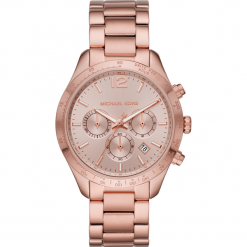 Zegarek MICHAEL KORS - Layton MK6796 Rose Gold. Różowe zegarki damskie Michael Kors. W wyprzedaży za 909,00 zł.