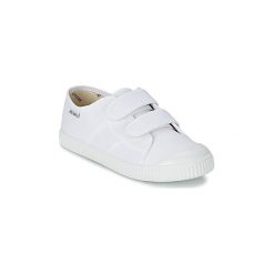Buty Dziecko Victoria BLUCHER LONA DOS VELCROS. Białe trampki dziewczęce Victoria, bez wzorów, bez zapięcia. Za 149,00 zł.
