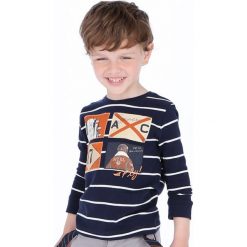 Mayoral - Longsleeve dziecięcy 92-134 cm. Niebieskie t-shirty chłopięce Mayoral, bez wzorów, z bawełny, z długim rękawem. W wyprzedaży za 49,90 zł.
