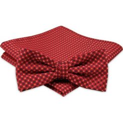 Modna Mucha Męska - Alties - Odcienie Pomarańczowego MUALTS0295. Pomarańczowe muszki męskie Alties, na imprezę, w paski, eleganckie. Za 39,00 zł.