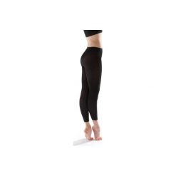 Legginsy sportowe damskie: Legginsy fitness damskie do baletu czarne