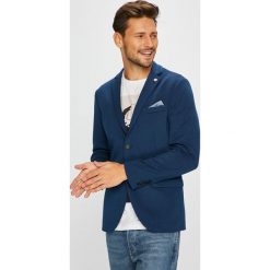 Selected - Marynarka. Niebieskie garnitury męskie marki Selected, z elastanu, eleganckie. W wyprzedaży za 339,90 zł.