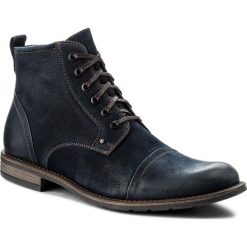 Kozaki GINO ROSSI - Aldo MTC870-Y57-4B00-5700-F 59. Niebieskie buty zimowe męskie Gino Rossi, z materiału. W wyprzedaży za 289,00 zł.