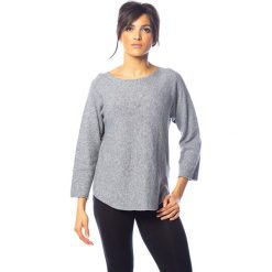 Sweter "Ruby" w kolorze jasnoszarym. Szare swetry damskie So Cachemire, l, bez wzorów, z kaszmiru, bez rękawów, bez kaptura. W wyprzedaży za 175,95 zł.