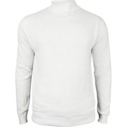 Biały Elegancki Golf Męski -Brave Soul- 100% BAWEŁNA, Klasyczny, Jednokolorowy SWBRSAW19HUMEvintagewhite. Białe swetry męskie Brave Soul, m, bez wzorów, z bawełny, eleganckie, z golfem, bez kaptura. Za 79,00 zł.