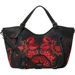 Desigual Torebka Bols Gemini Rotterdam Negro 19WAXP28 2000. Torebki klasyczne damskie Desigual, z haftami, na ramię, z haftem. Za 454,00 zł.