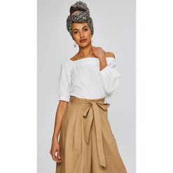 Medicine - Bluzka African Beauty. Szare bluzki asymetryczne MEDICINE, l, z bawełny, casualowe. W wyprzedaży za 39,90 zł.