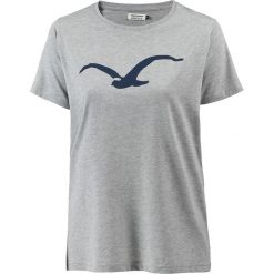 Koszulka "Möwe" w kolorze szarym. Szare koszulki damskie Street Wear, na co dzień, xs, z nadrukiem, z okrągłym kołnierzem, bez rękawów. W wyprzedaży za 60,95 zł.