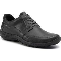 Półbuty JOSEF SEIBEL - Nolan 46 17564 JE145 100 Schwarz. Czarne półbuty męskie Josef Seibel, na co dzień, bez wzorów, ze skóry, klasyczne, bez zapięcia. Za 399,00 zł.