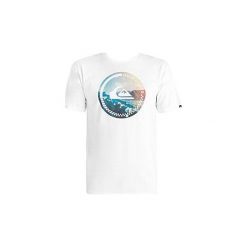 T-shirty z krótkim rękawem Quiksilver T-shirt EQYZT03690-WBB0. Białe t-shirty męskie marki Quiksilver, s, bez wzorów, bez kołnierzyka, krótkie. Za 119,00 zł.