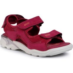 Sandały ECCO - Biom Raft 70067251451 Red Plum. Różowe sandały dziewczęce ecco, ze skóry, bez zapięcia. W wyprzedaży za 259,00 zł.