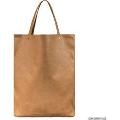 Mega shopper torba ruda vegan na codzień. Czerwone torby damskie na zakupy Pakamera, bez wzorów, bez dodatków. Za 170,00 zł.
