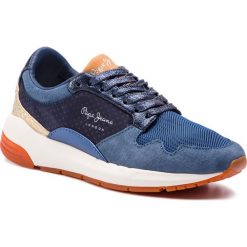 Sneakersy PEPE JEANS - Foster Maya PLS30857 Denim 559. Niebieskie półbuty damskie Pepe Jeans, z jeansu. W wyprzedaży za 259,00 zł.