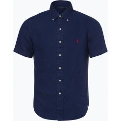 Polo Ralph Lauren - Koszula męska – Slim Fit, niebieski. Niebieskie koszule męskie Polo Ralph Lauren, xl, bez wzorów, ze lnu, polo, z krótkim rękawem. Za 529,95 zł.