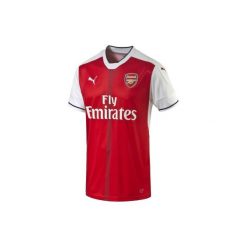Koszulka krótki rękaw do piłki nożnej Arsenal. Czerwone t-shirty męskie marki Puma, xl, z materiału. Za 249,99 zł.