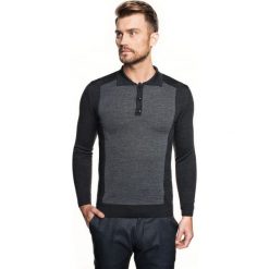 Sweter ponte p szary. Szare swetry męskie marki Recman, m, bez wzorów, bez kołnierzyka, bez kaptura. Za 159,99 zł.