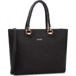 Torebka LIU JO - L Tote Manhattan N68094 E0087 Nero 22222. Czarne torebki klasyczne damskie Liu Jo, ze skóry ekologicznej. Za 689,00 zł.