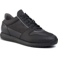 Sneakersy BOSS - Sonic 50422402 10223361 01 Black 001. Czarne sneakersy męskie Boss, na co dzień, bez wzorów, ze skóry, eleganckie, bez zapięcia. W wyprzedaży za 509,00 zł.