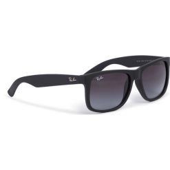 Okulary przeciwsłoneczne RAY-BAN - Justin Classic 0RB4165 601/8G Black/Black. Czarne okulary przeciwsłoneczne męskie Ray-Ban, z tworzywa sztucznego. W wyprzedaży za 399,00 zł.