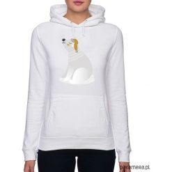 Bluzy damskie: Bluza damska z zimowym misiem polarnym
