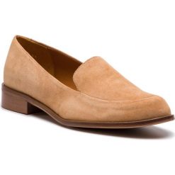 Lordsy SOLO FEMME - 96640-05-I57/000-03-00 Beż. Brązowe półbuty damskie Solo Femme, ze skóry, bez obcasa, na obcasie. W wyprzedaży za 239,00 zł.