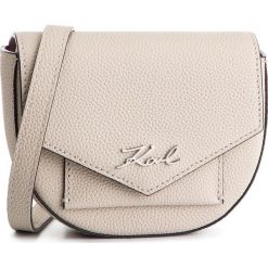 Saszetka nerka KARL LAGERFELD - 91KW3023 Taupe. Szare nerki damskie KARL LAGERFELD, bez wzorów, ze skóry, młodzieżowe, bez dodatków. W wyprzedaży za 549,00 zł.