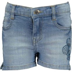 Blue Seven - Szorty dziecięce 92-128 cm. Niebieskie spodenki dziewczęce Blue Seven, z haftami, z elastanu, casualowe. Za 99,90 zł.