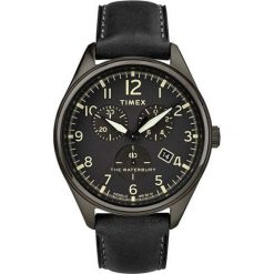 Timex Waterbury Chronograph TW2R88400. Czarne zegarki męskie Timex. W wyprzedaży za 538,00 zł.