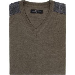 Sweter FABRIZIO K 15-40SR. Brązowe swetry klasyczne męskie marki Giacomo Conti, m, z tkaniny. Za 149,00 zł.