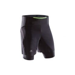 Spodenki kompresyjne TRAIL. Czarne kalesony męskie marki KALENJI. Za 129,99 zł.