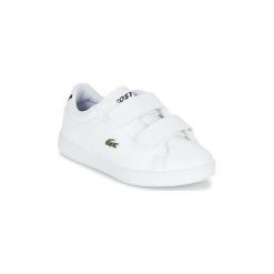 Buty Dziecko Lacoste CARNABY EVO BL 1. Białe trampki dziewczęce Lacoste, bez wzorów, bez zapięcia. Za 259,00 zł.