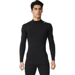 Adidas Koszulka męska Techfit Base Climawarm Mock czarna r. XL (AI3357). Czarne koszulki sportowe męskie Adidas, m, climawarm (adidas). Za 152,44 zł.