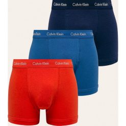Calvin Klein Underwear - Bokserki (3-Pack). Czarne bokserki męskie Calvin Klein Underwear, z nadrukiem, z elastanu. Za 179,90 zł.