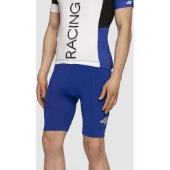 Spodenki rowerowe męskie RSM150 - kobalt. Spodenki i szorty męskie s, bez wzorów, z dzianiny. W wyprzedaży za 79,99 zł.