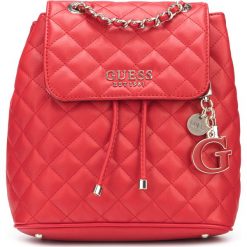 Guess Melise Plecak Czerwony. Czerwone plecaki damskie Guess, w paski, z poliesteru. Za 592,95 zł.