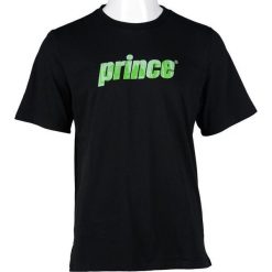 Koszulki sportowe męskie: PRINCE Koszulka Męska Skyline Tee Czarna r. XL (3U017010)