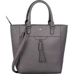Tom Tailor torebka Roma Salerno Shopper 27013 szara. Szare torby damskie na zakupy Tom Tailor, w paski, ze skóry, eleganckie, na ramię, bez dodatków. W wyprzedaży za 179,00 zł.