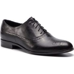 Półbuty SERGIO BARDI - SB-20-07-000135 101. Czarne buty wizytowe męskie Sergio Bardi, bez wzorów, ze skóry, eleganckie, bez zapięcia. Za 239,00 zł.
