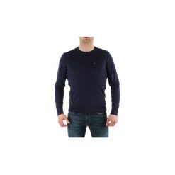 Swetry klasyczne męskie: Swetry Wrangler Męski Sweter ® 8550QL49 Fine Crew Knit