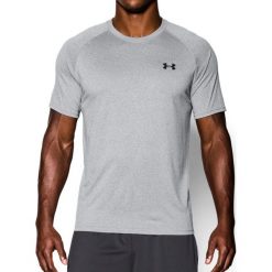 T-shirty męskie: Under Armour Koszulka męska Tech Short Sleeve T-Shirt True Gray Heather r. XL (1228539437)