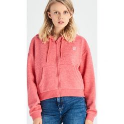 Bluza z kapturem - Pomarańczowy. Pomarańczowe bluzy damskie Sinsay, s, bez wzorów, bez rękawów, z kapturem. W wyprzedaży za 24,99 zł.